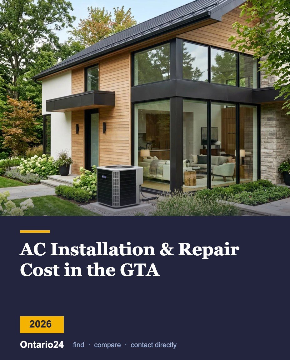 AC Installation & Repair Cost in the GTA — Ontario24 guide cover