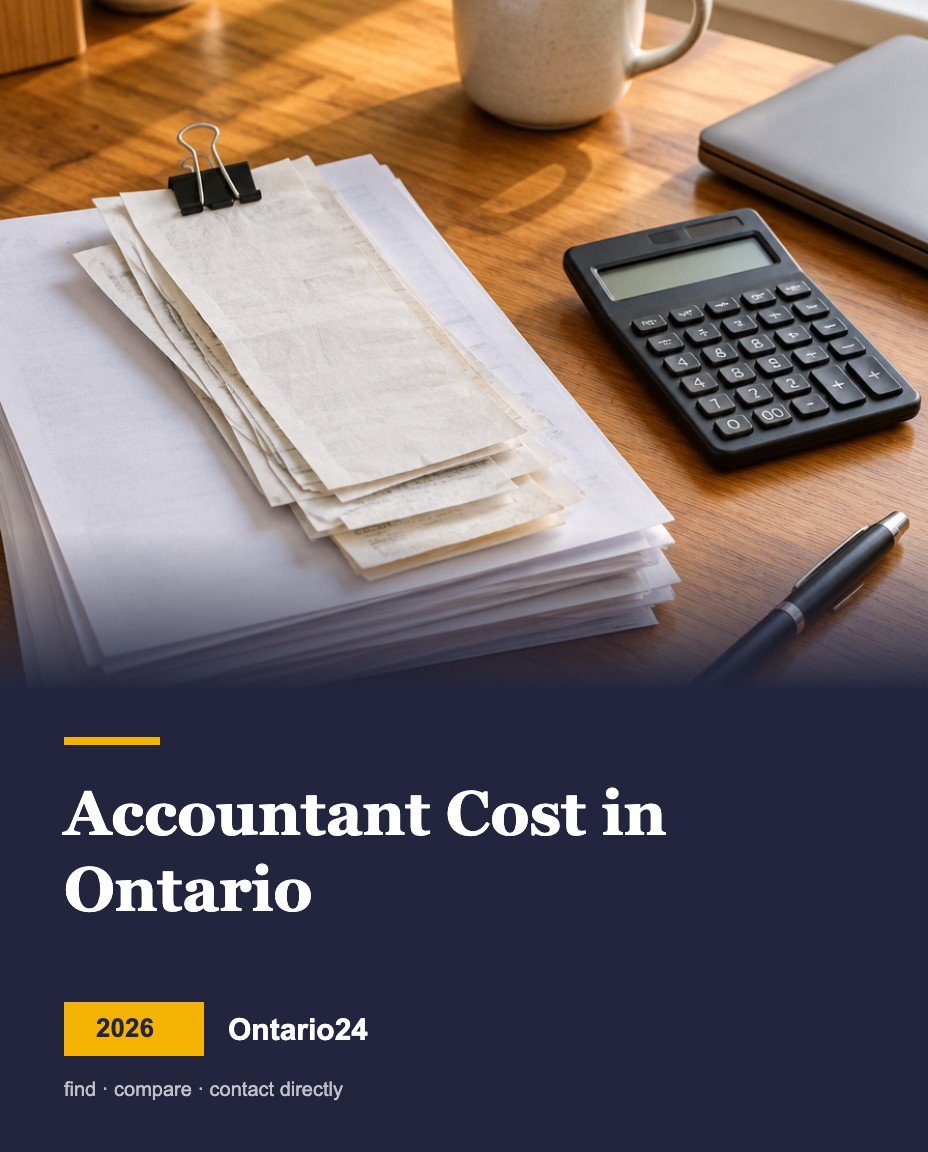 Accountant cost in Ontario 2026 guide cover
