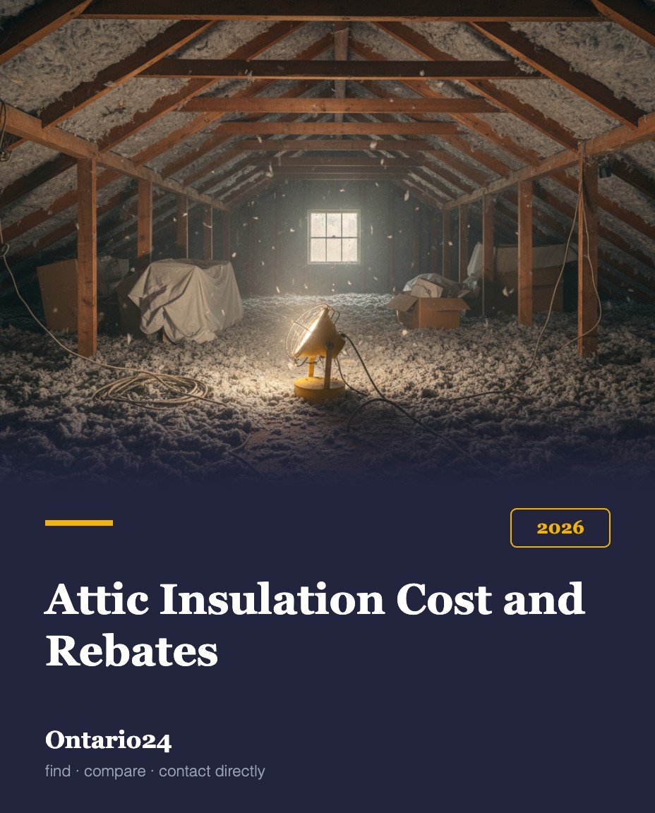 Attic insulation cost and rebates in Ontario 2026 guide cover