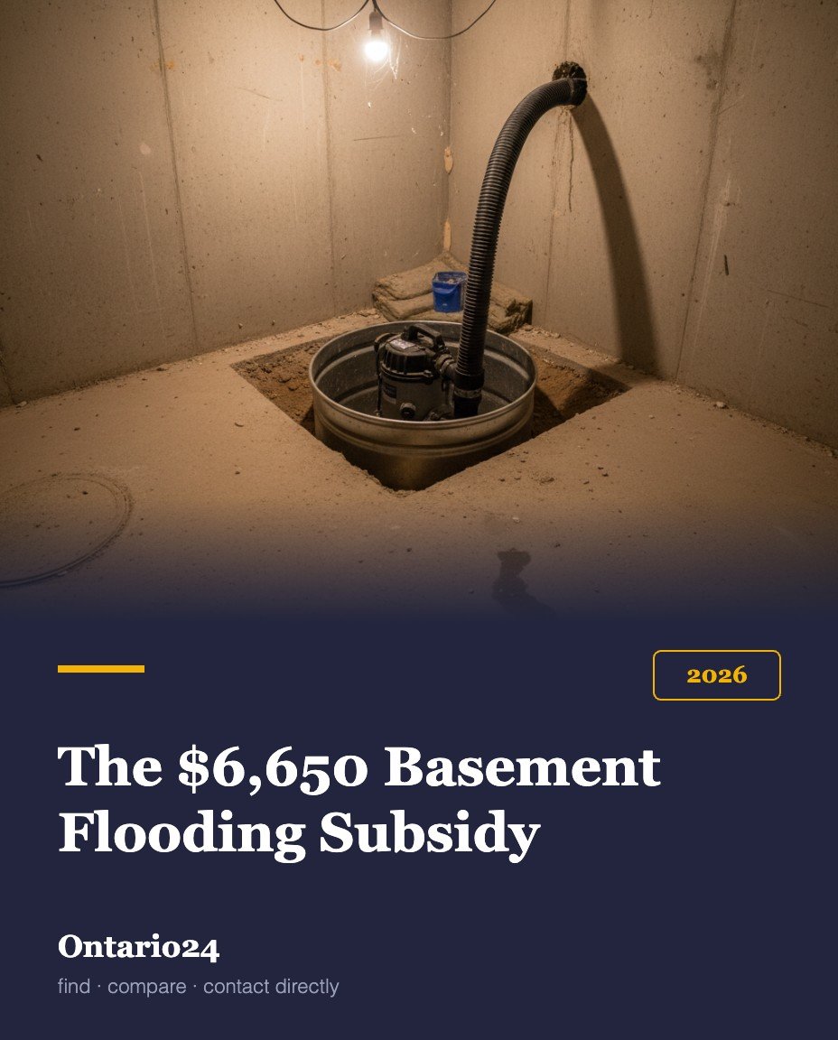 Toronto basement flooding protection subsidy 2026 guide cover