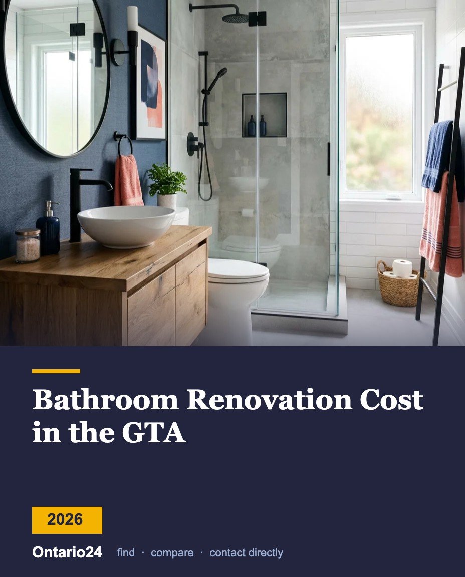 Bathroom Renovation Cost in the GTA — Ontario24 guide cover