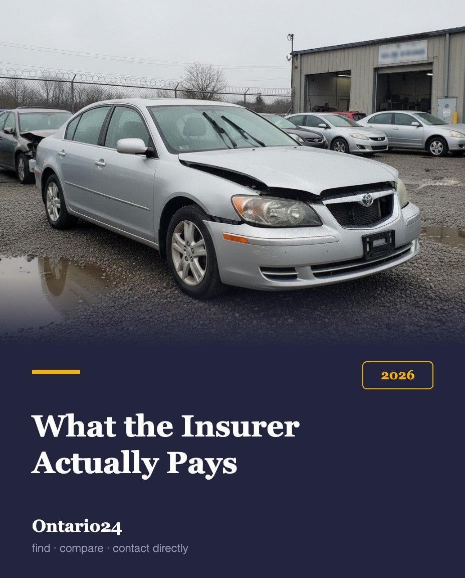 Vehicle damage insurance claim and write-off rules in Ontario 2026 guide cover