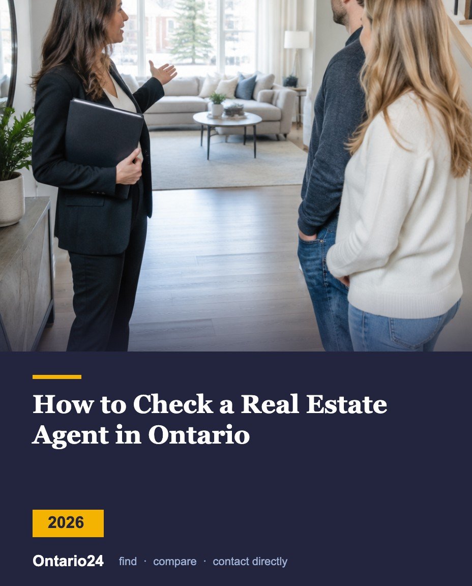 How to check a real estate agent in Ontario 2026 guide cover