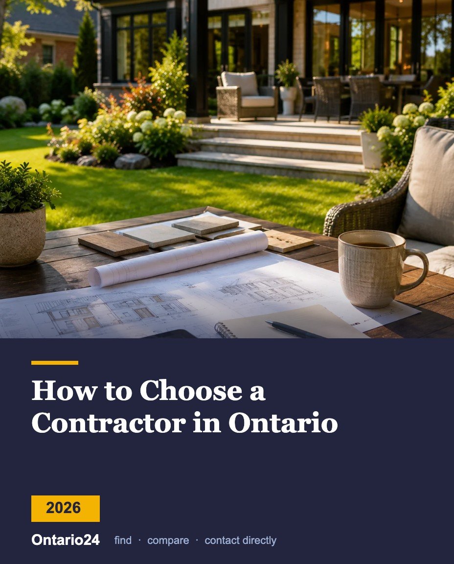 How to Choose a Contractor in Ontario — Ontario24 guide cover