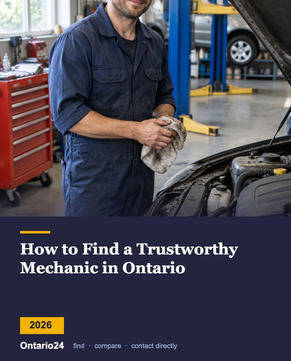 How to Find a Trustworthy Mechanic in Ontario — Ontario24 guide cover