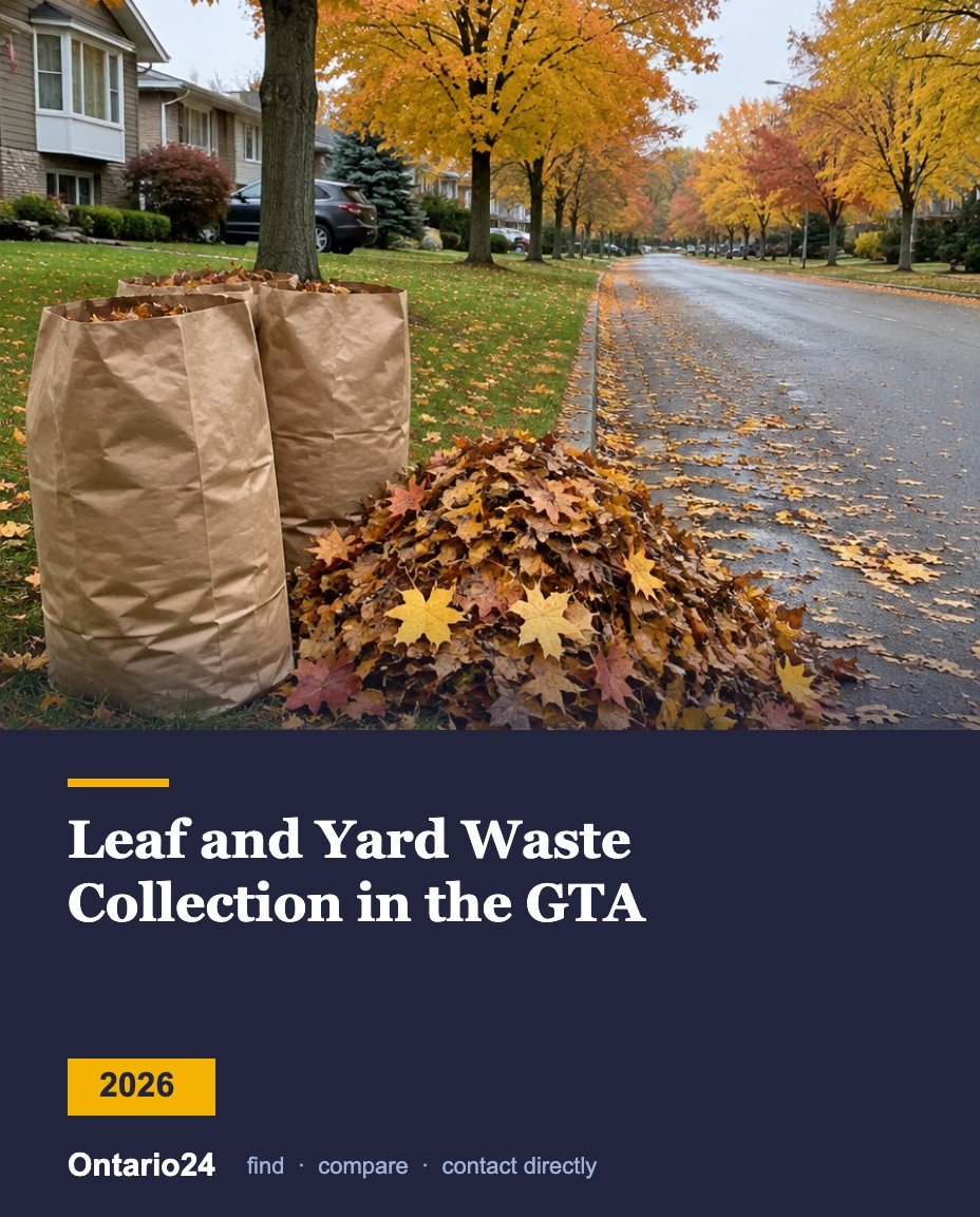 Leaf and yard waste collection across the GTA 2026 guide cover