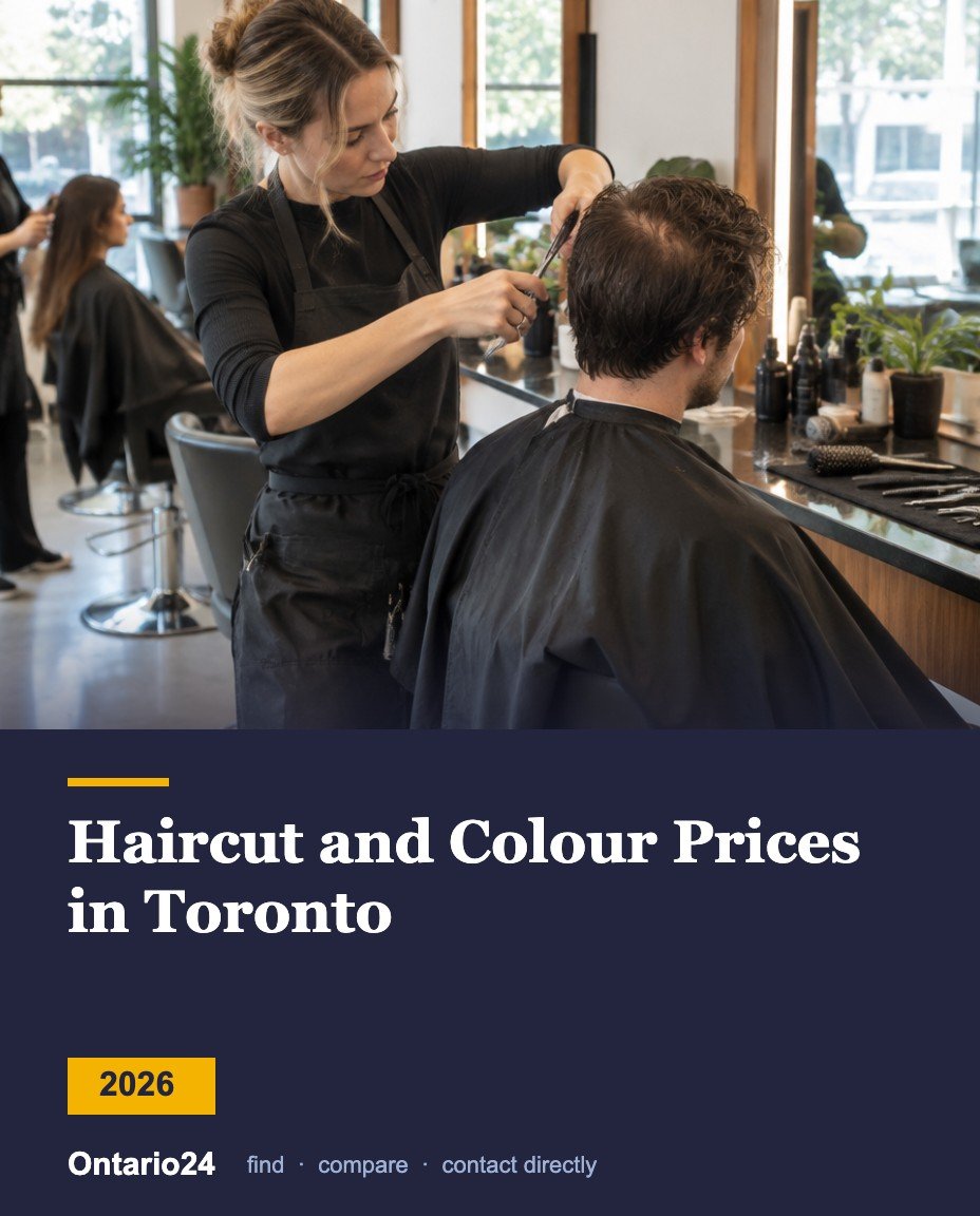 Haircut and colour prices in Toronto 2026 guide cover