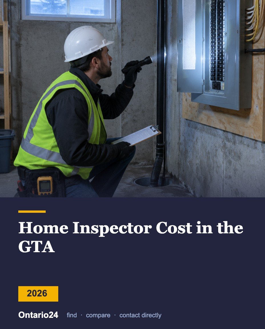 Home inspector cost in the GTA 2026 guide cover