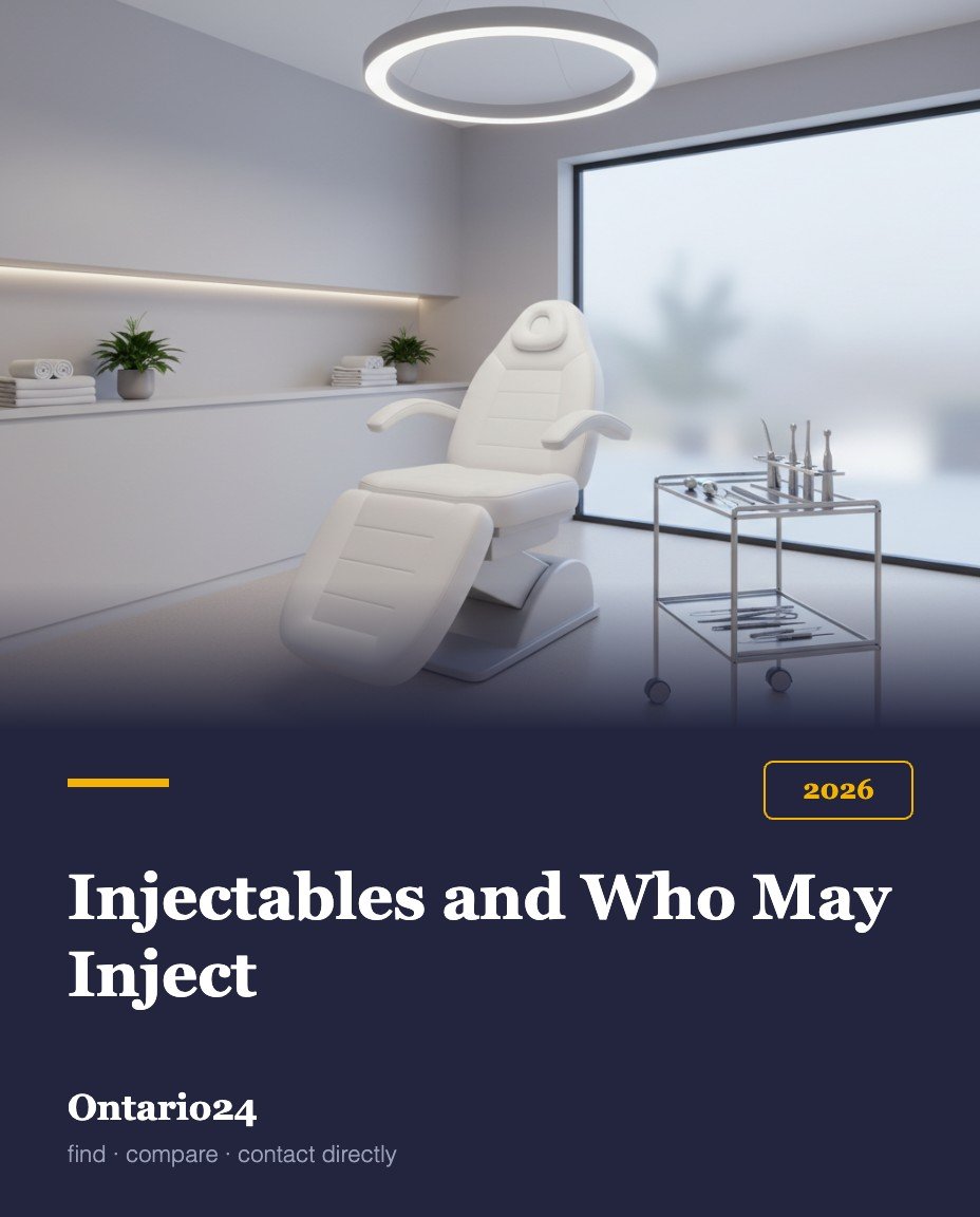 Injectables cost and who may legally inject in Ontario 2026 guide cover