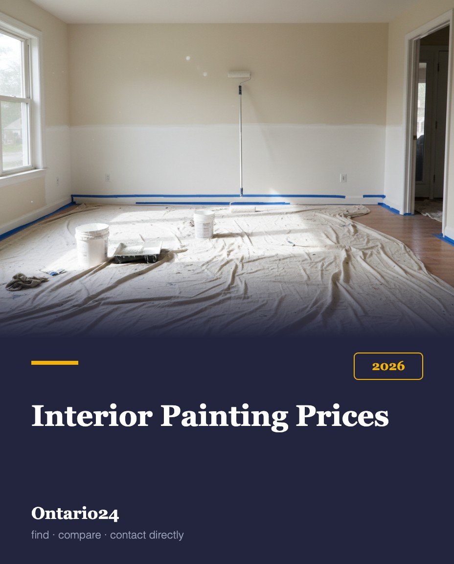 Interior painting cost in Ontario 2026 guide cover