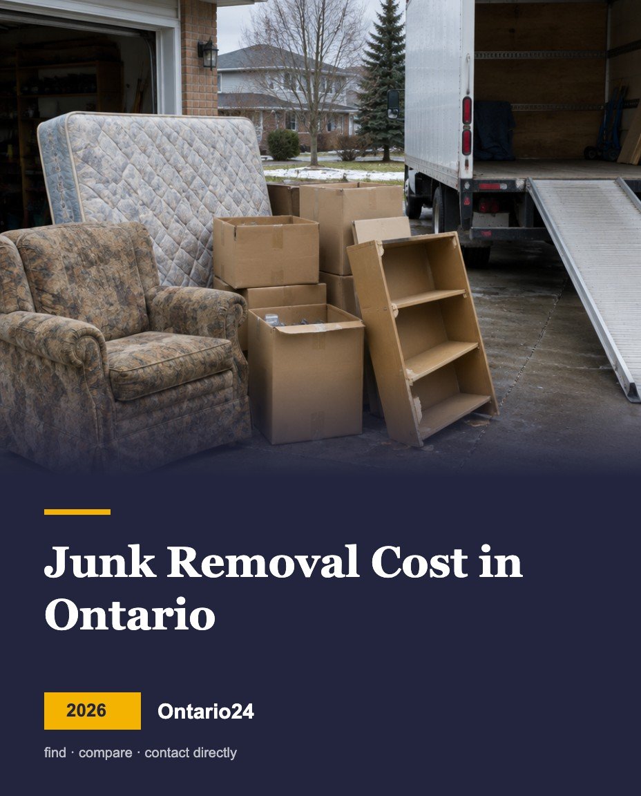 Junk removal cost in Ontario 2026 guide cover