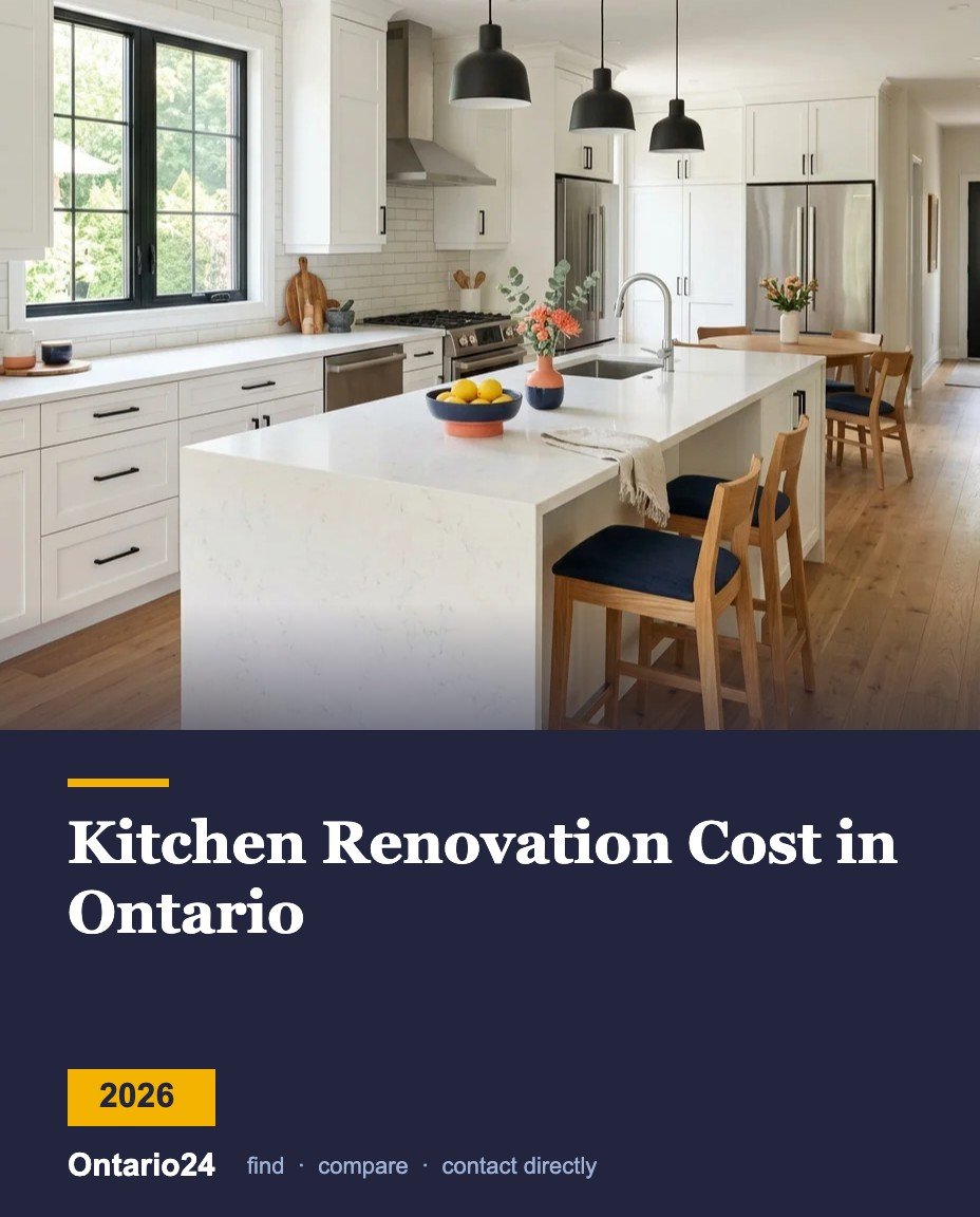 Kitchen Renovation Cost in Ontario — Ontario24 guide cover