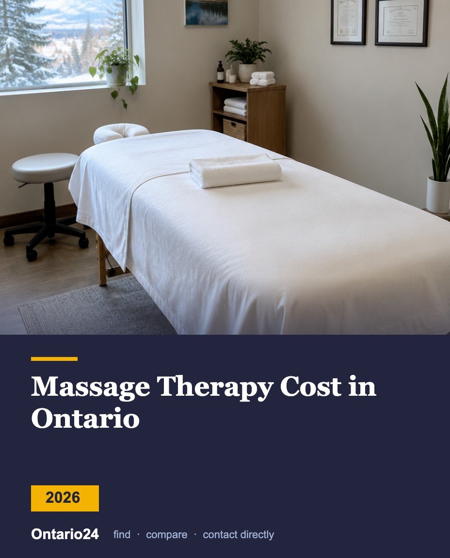 Massage therapy cost in Ontario 2026 guide cover