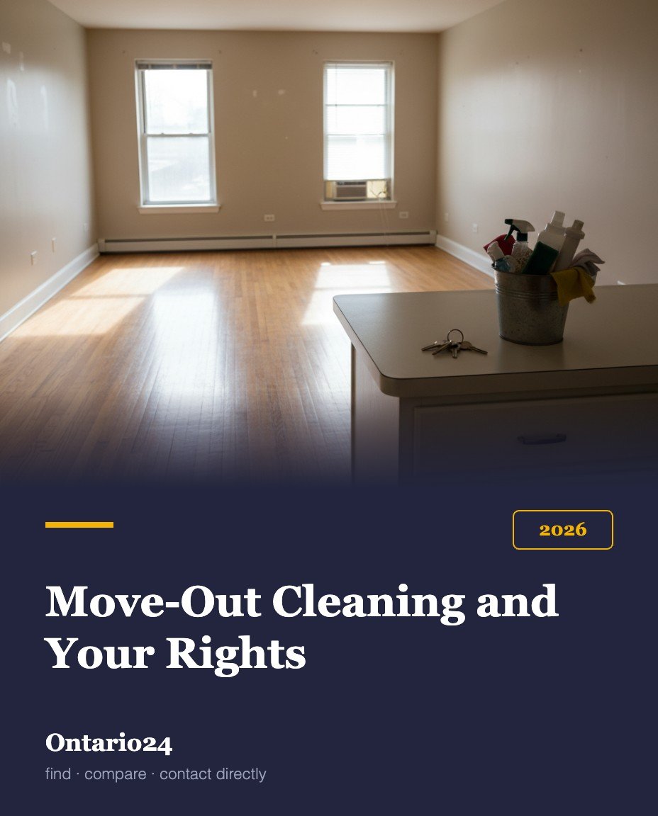Move-out cleaning cost and tenant rights in Ontario 2026 guide cover