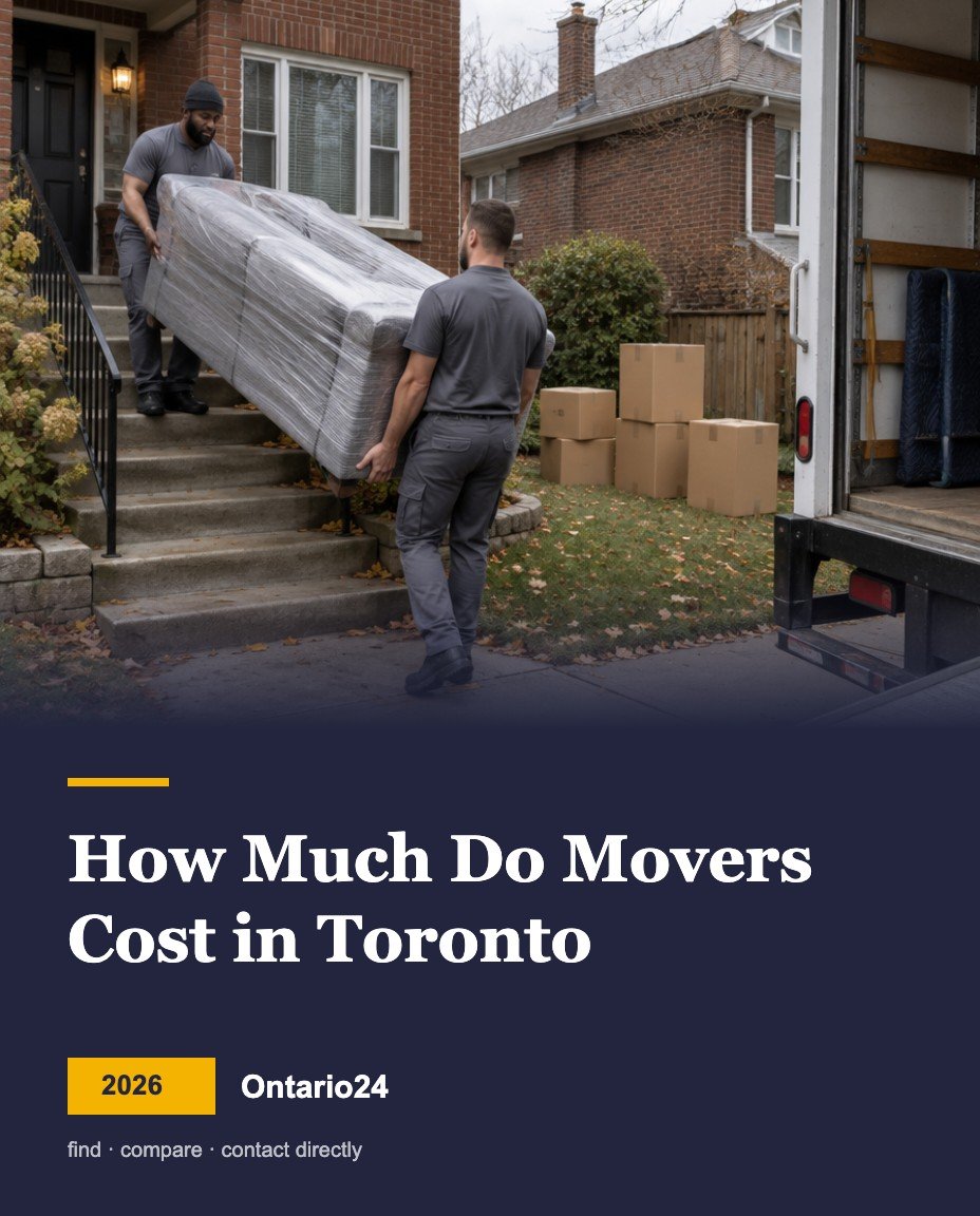Movers cost in Toronto 2026 guide cover