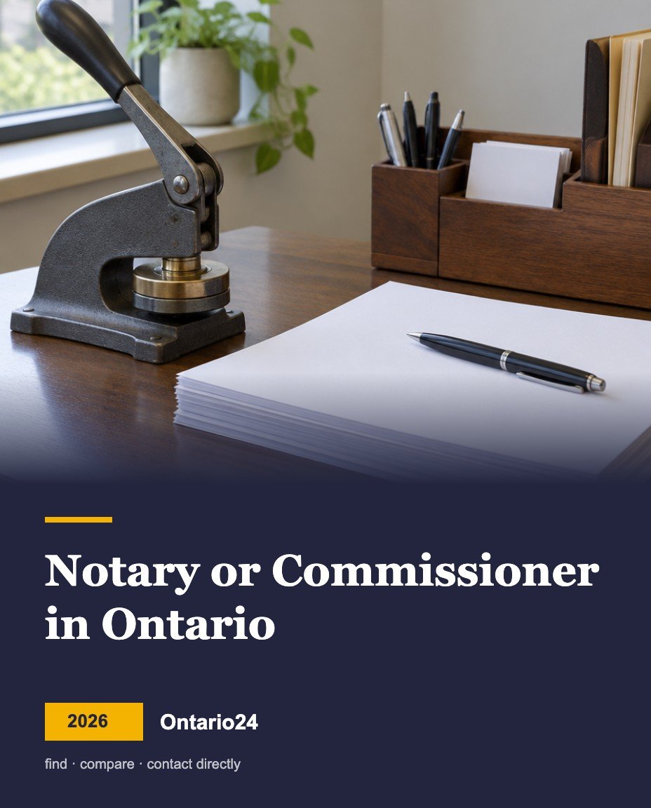 Notary vs commissioner of oaths in Ontario 2026 guide cover