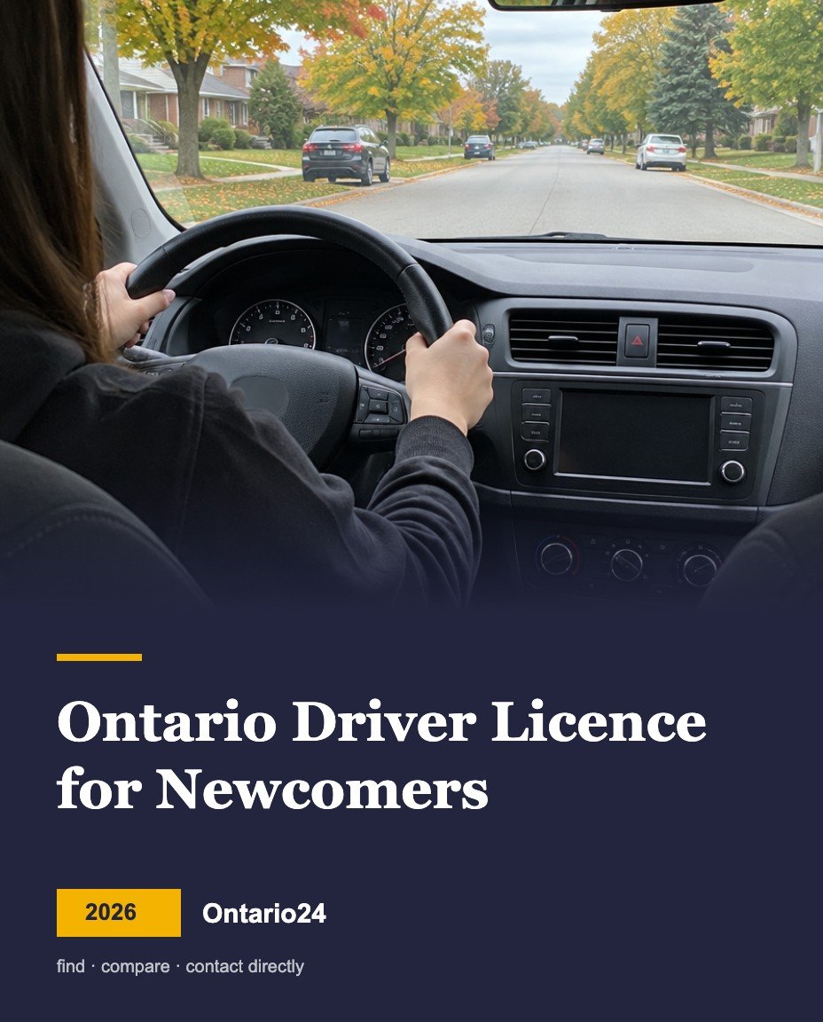 Ontario driver licence for newcomers 2026 guide cover