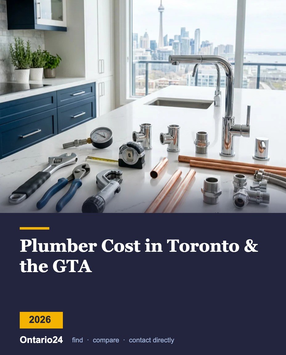 Plumber Cost in Toronto & the GTA — Ontario24 guide cover
