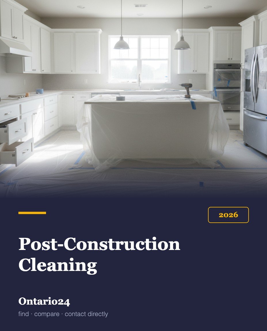 Post-construction cleaning cost in Ontario 2026 guide cover