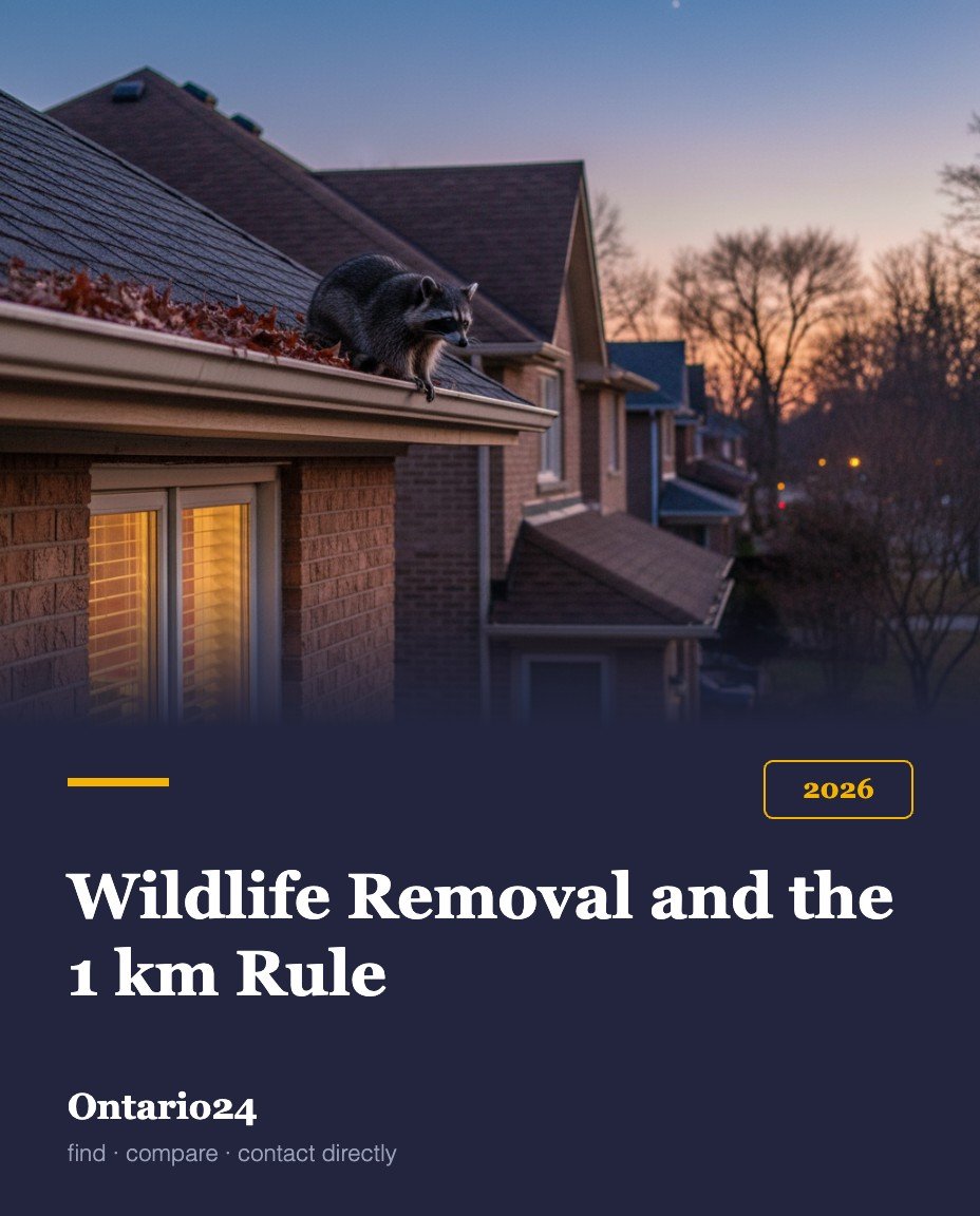 Raccoon and wildlife removal cost and rules in Ontario 2026 guide cover