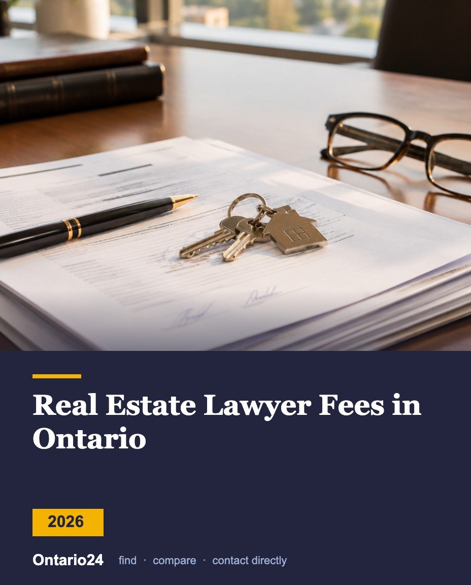 Real estate lawyer fees in Ontario 2026 guide cover