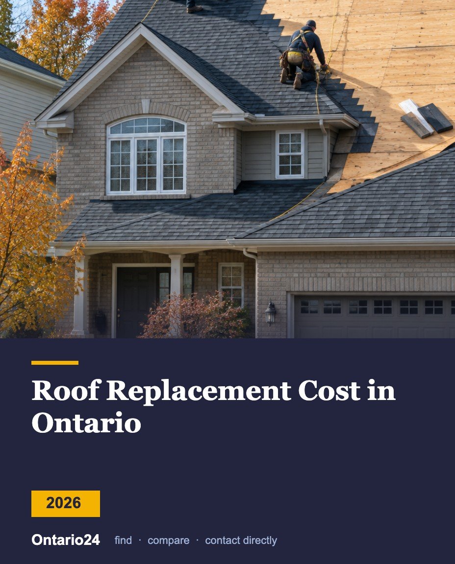 Roof replacement cost in Ontario 2026 guide cover