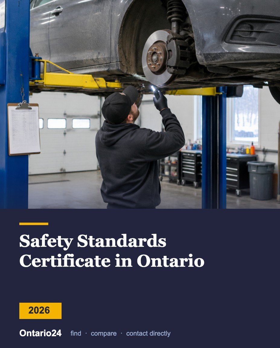 Safety standards certificate cost in Ontario 2026 guide cover
