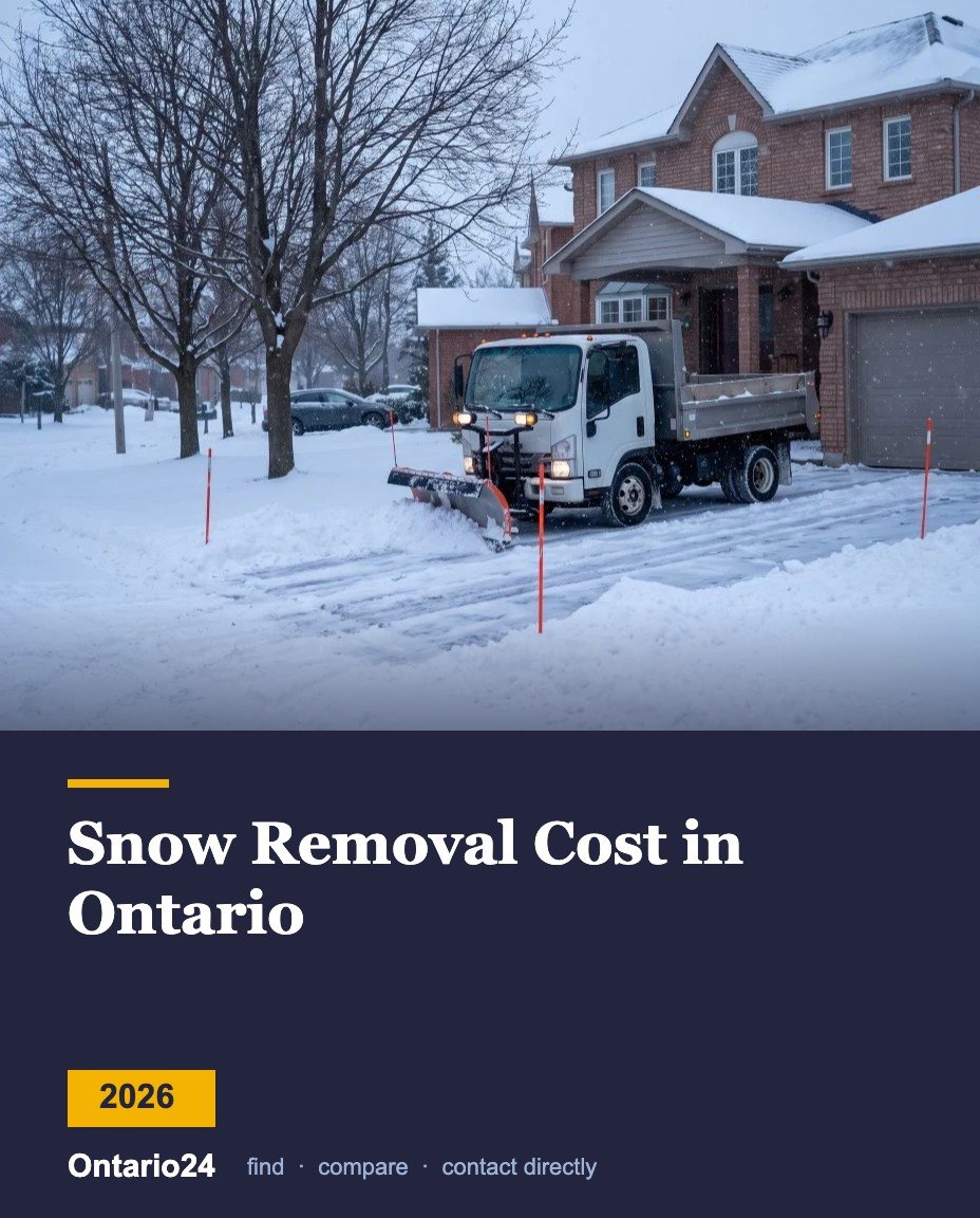 Snow Removal Cost in Ontario — Ontario24 guide cover