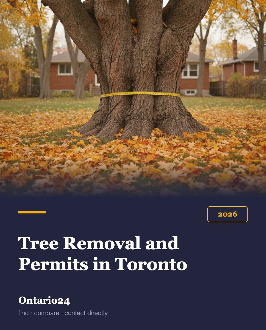 Tree removal permit and cost in Toronto 2026 guide cover