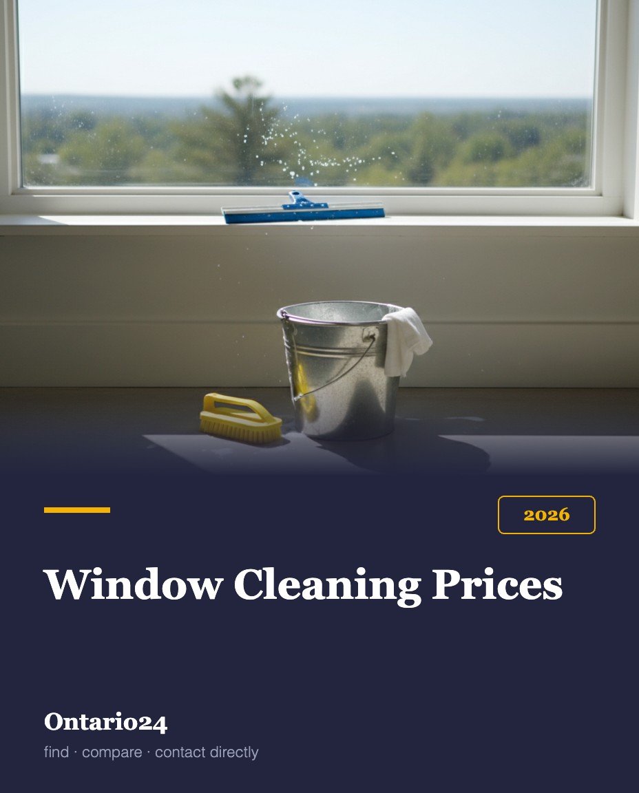 Window cleaning cost in Ontario 2026 guide cover