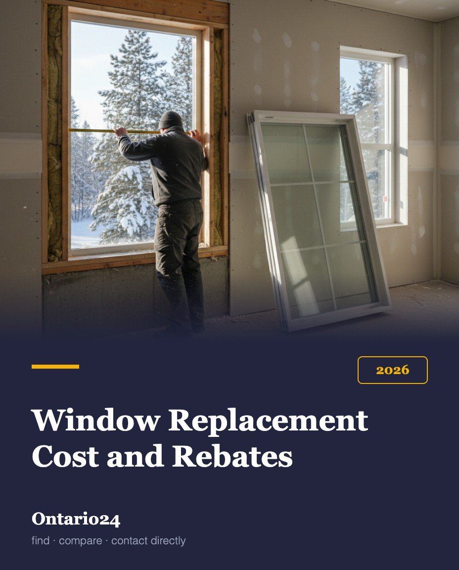 Window replacement cost and rebates in Ontario 2026 guide cover